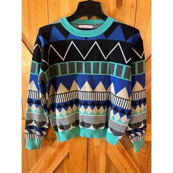Amy.w.h. Geometric Sweater long sleeves (2716)Read - Picture 1 of 6